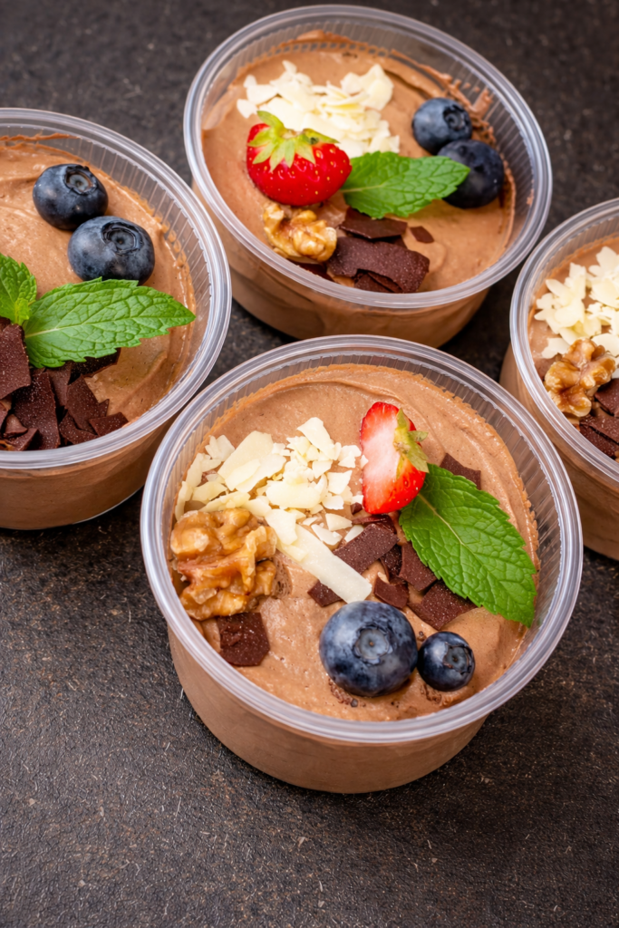 Panna cotta met seizoensgarnituur
